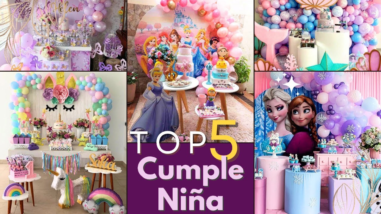 Top 5 Mejores Temáticas para Cumpleaños Infantil de Niña: ¡Descúbrelas! 🦄👸🏼❄️🧜‍♀️🦋🥳