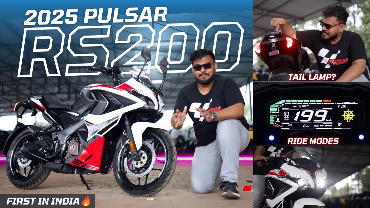 2025 Bajaj Pulsar RS200 | First Walkaround in India 🔥 | 7 Updates & On Road price?
