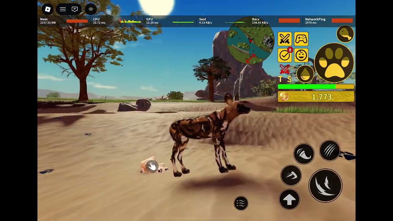 Oh no I'm a doggy in he Savanna 