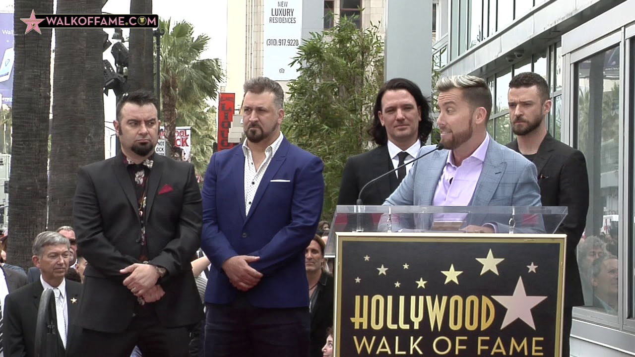 *NSYNC HONORED WITH HOLLYWOOD WALK OF FAME STAR