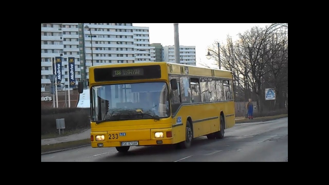 MAN NL202 #233 [PKM Katowice] 01.02.14 linia 138