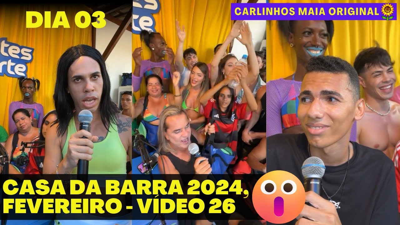 ELE VOLTOU PRA CASA DA BARRA | IA PROCESSAR, O BARRACO FOI BRANDE! 😲😲 | CARLINHOS MAIA 🌻