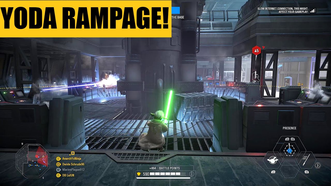 Yoda going full beast mode!💪