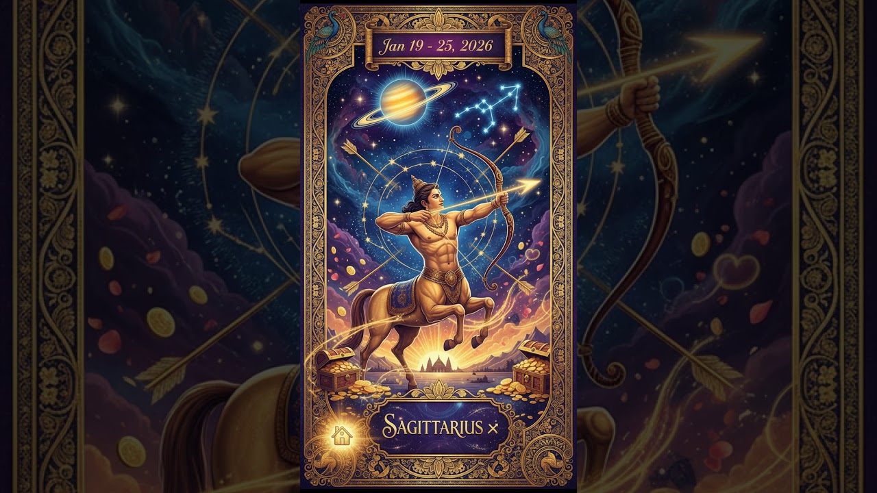 Sagittarius Weekly Horoscope | Jan 19 - Jan 25 | Welprex Vedic Astrology