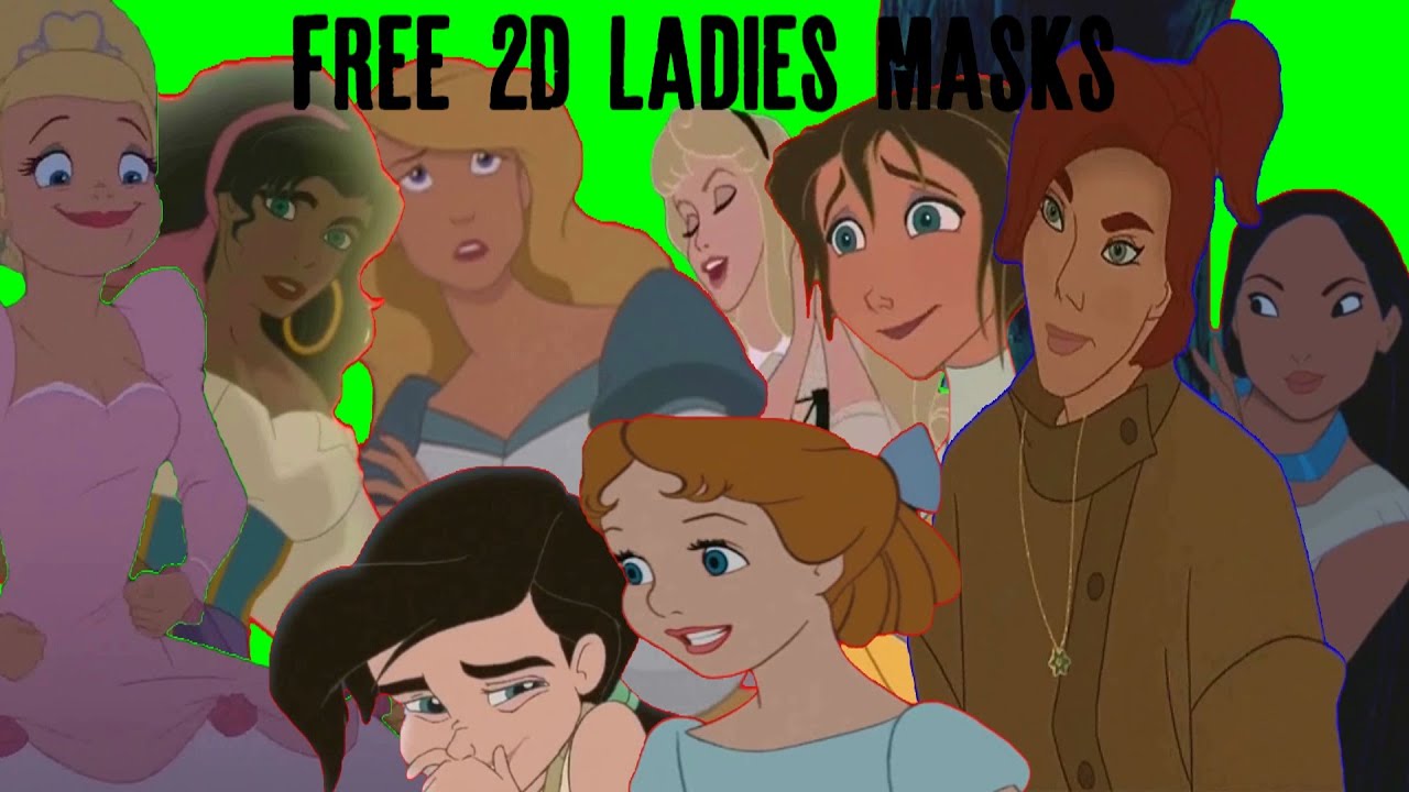 2019 Non/Disney Masks Giveaway #9/9: 2D Ladies
