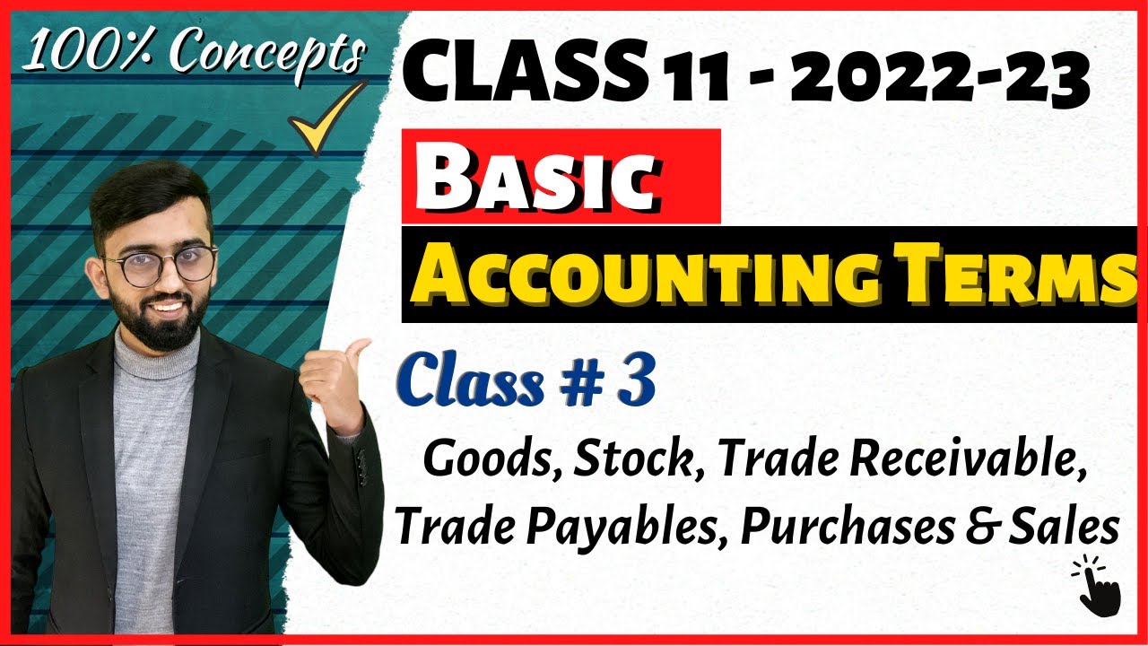 Basic Accounting Terms Chapter 2 Class 11 Accounts | Accounting Terminology | Class 11 Accounts ||