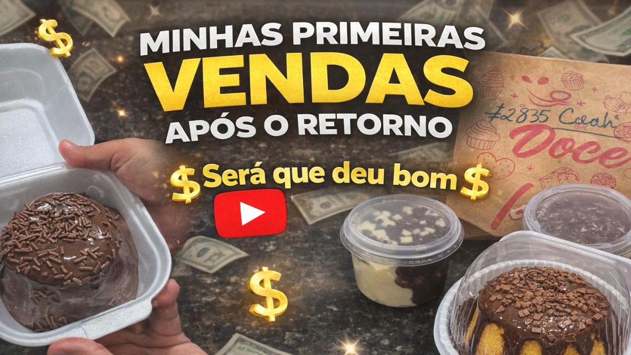 Vendas de fevereiro + de volta ao delivery #deliveryemcasa #confeitaria #doces 