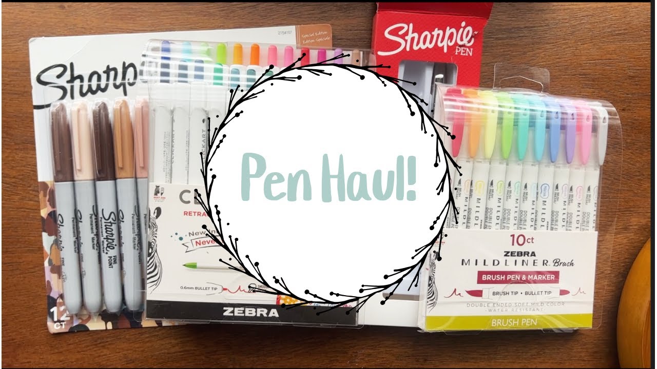Mini Pen and Marker Haul! #pen #haul #plannerperfect
