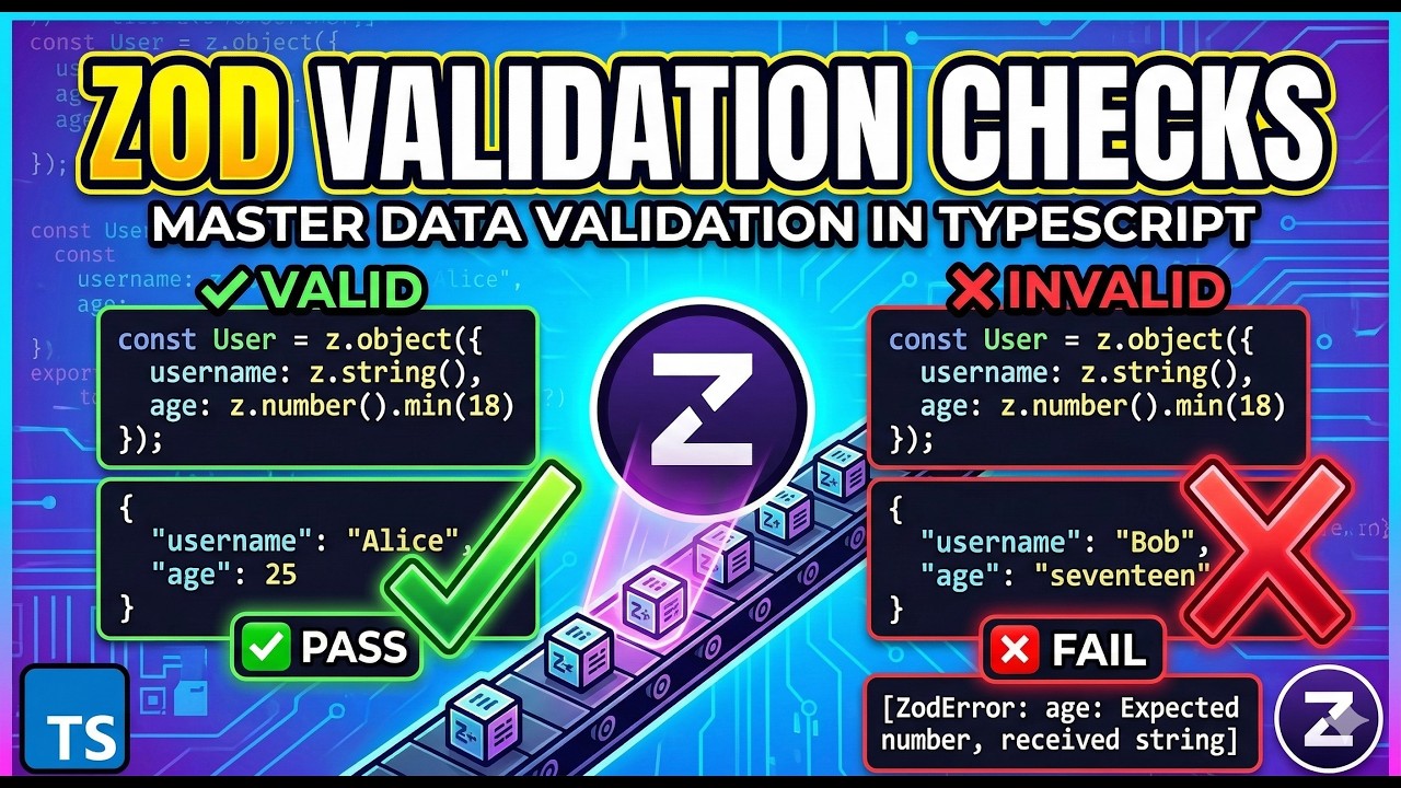 Validation checks using zod