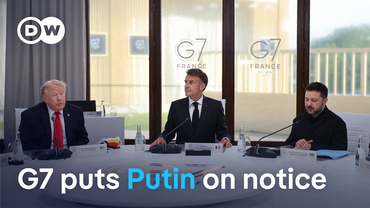 Ukraine's Zelenskyy meets European leaders, Trump at the G7 | DW News