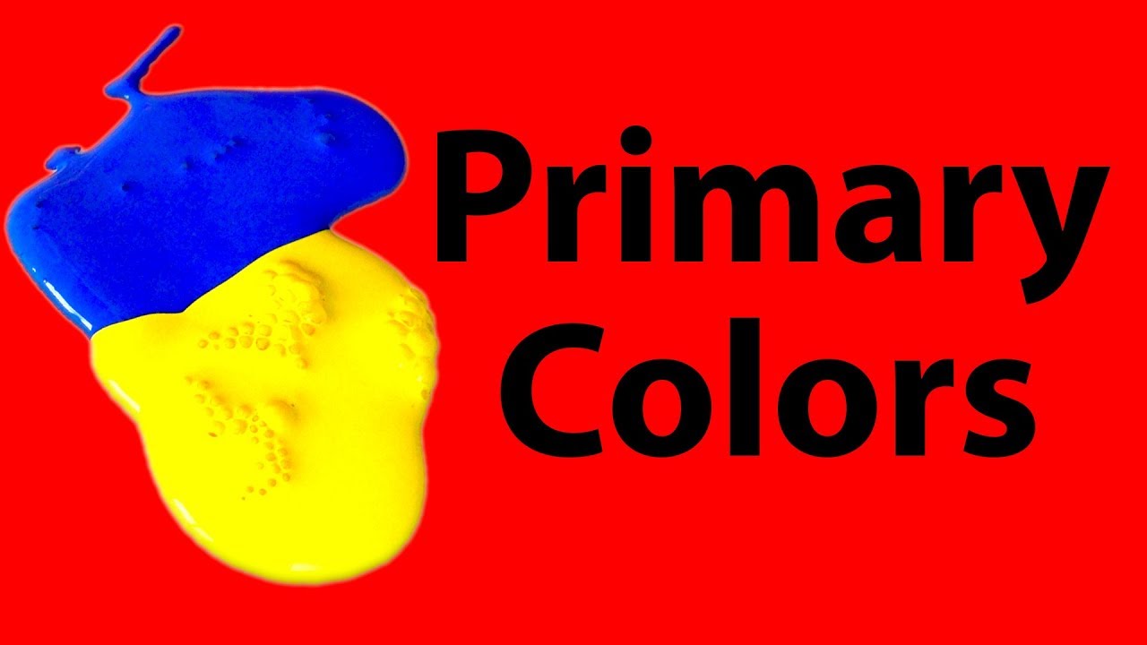 Super Fun Video Mixing the 3 Primary Colors with Finger Paint