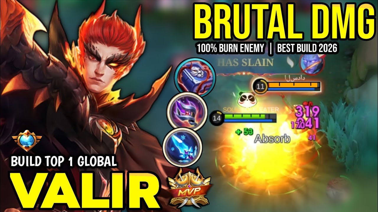 VALIR BEST BUILD 2026 | BUILD TOP 1 GLOBAL VALIR GAMEPLAY | MOBILE LEGENDS✓
