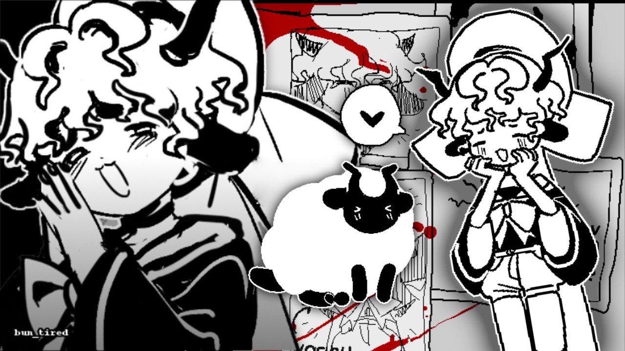A Horror VN where a cute Goat Boy feeds off your LOVE - One-sided loneliness