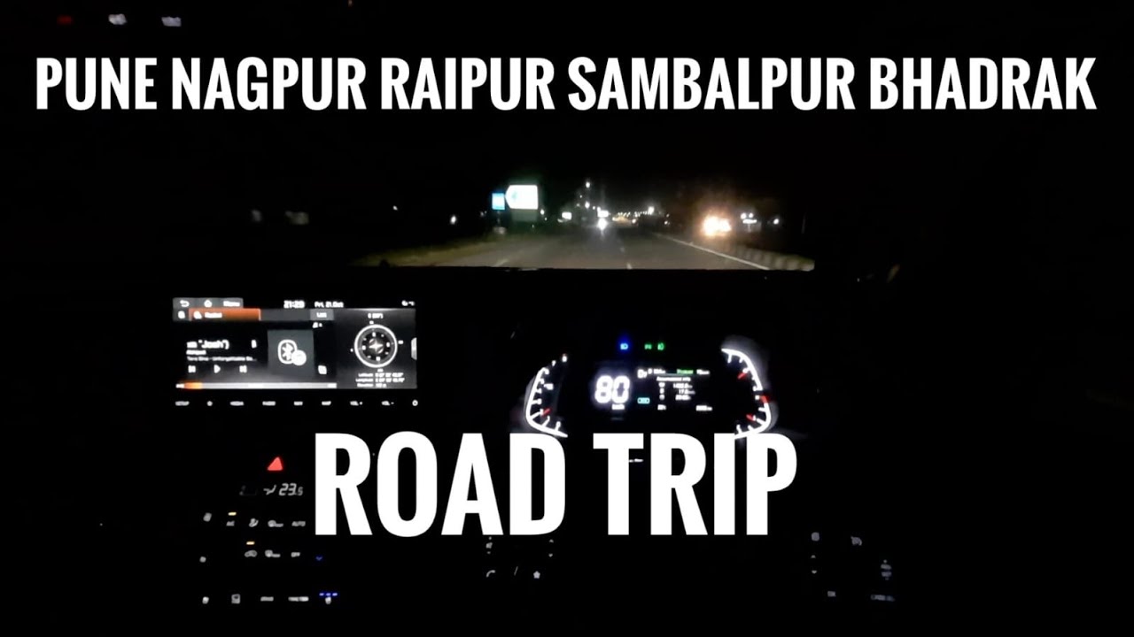 Pune to Nagpur - Raipur to Sambalpur to  Bhadrak. Along with Hirakud Dam
