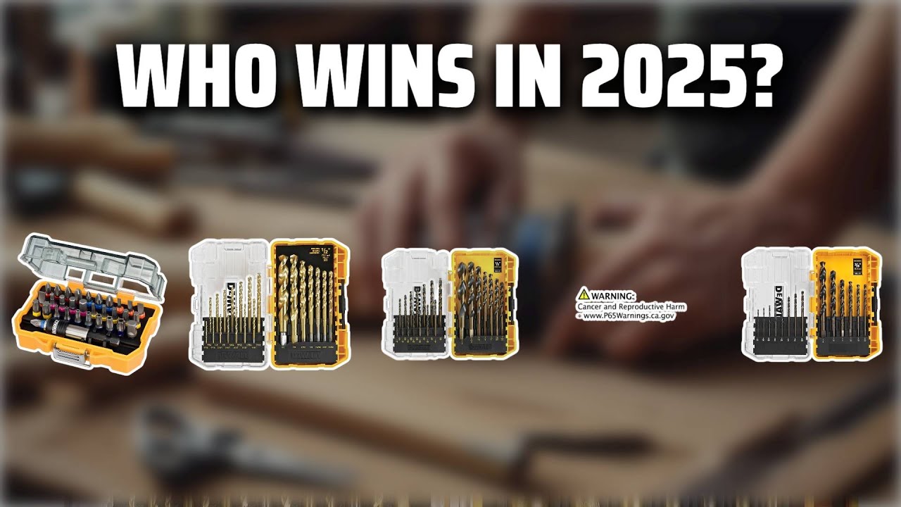 The Top 5 Best Dewalt Drill Bits in 2025 - Must Watch Before Buying!