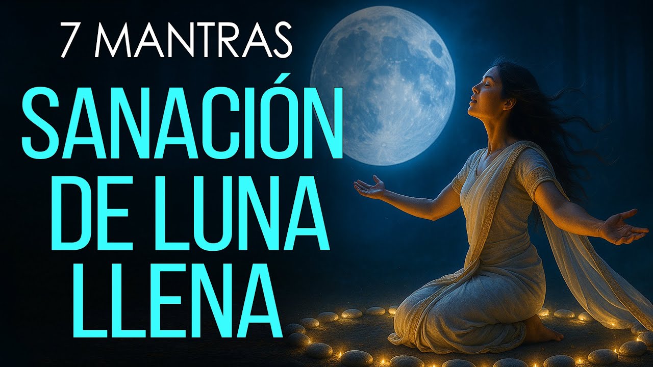 MANTRAS PODEROSOS para SANAR en LUNA LLENA 🌕 Ritual para cerrar ciclos y renacer ✨
