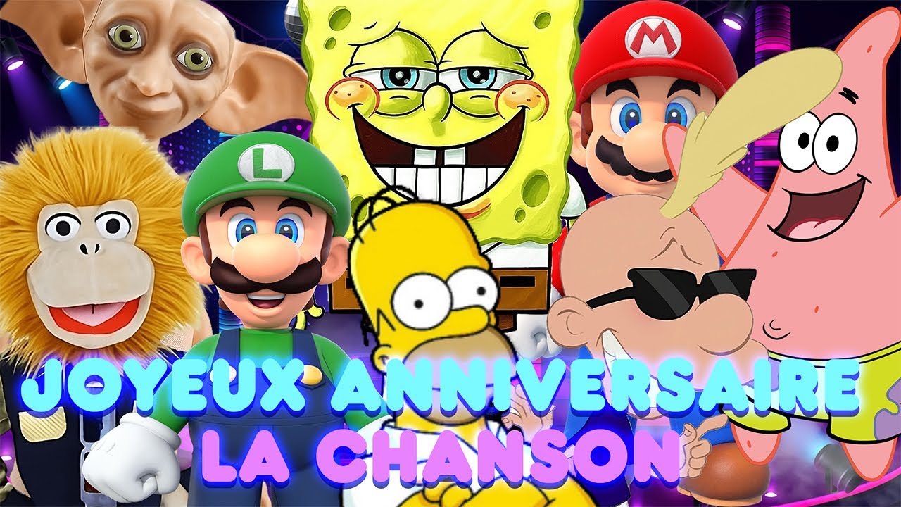 CHANSON JOYEUX ANNIVERSAIRE [IA] CHANTÉ PAR HOMER - MICKEY - MARIO - DOBBY ET PLEINS D'AUTRES..