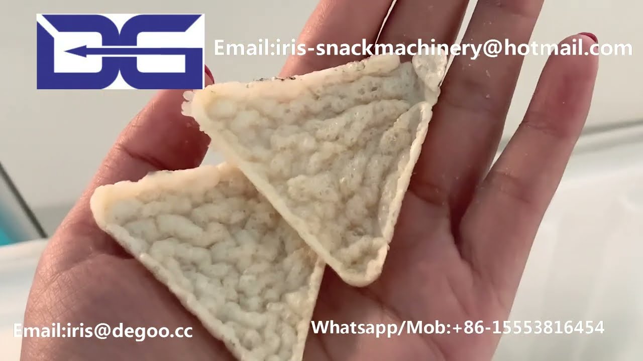 Jinan DG Popchips make machine/Popped Chips production line China