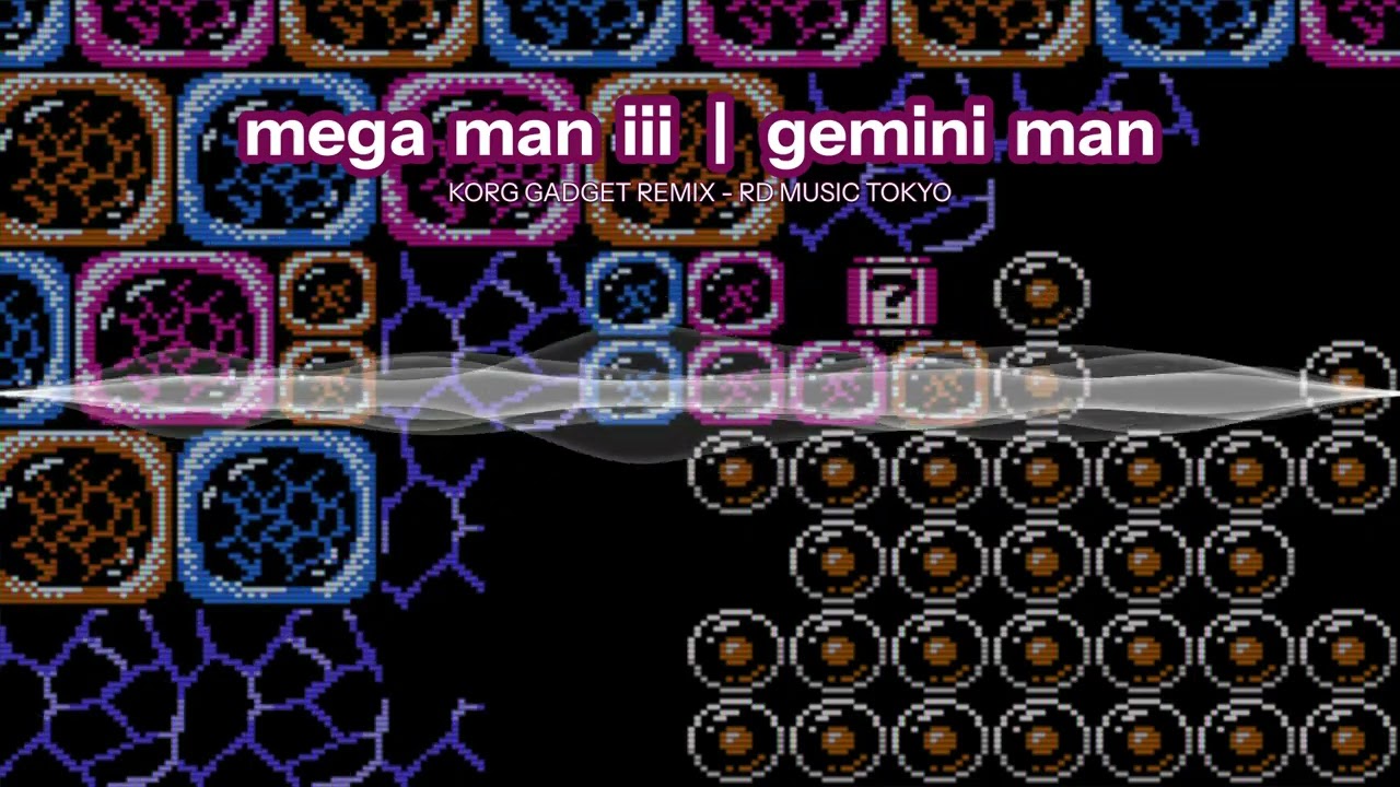 Mega Man 3 Gemini Man Stage Music (Korg Gadget Remix) ロックマン3 ジェミニマン ステージBGM アレンジ 耳コピー