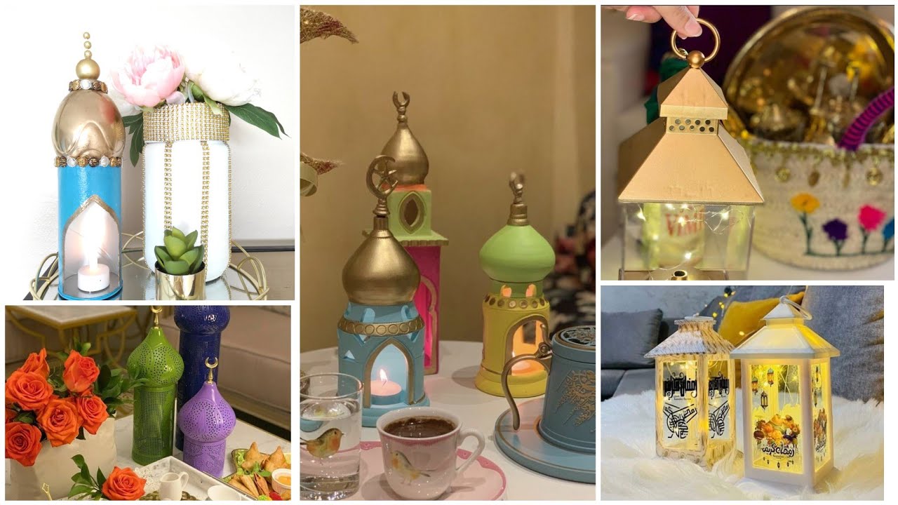 زينة رمضان✨2023 بالألوان مبهجة اصنعي أجمل زينةdiy Ramadan #deco idea#diy# #decor #فانوس #ديكور
