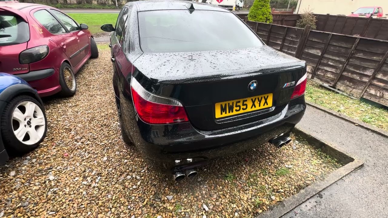 BMW M5 E60 cold start 