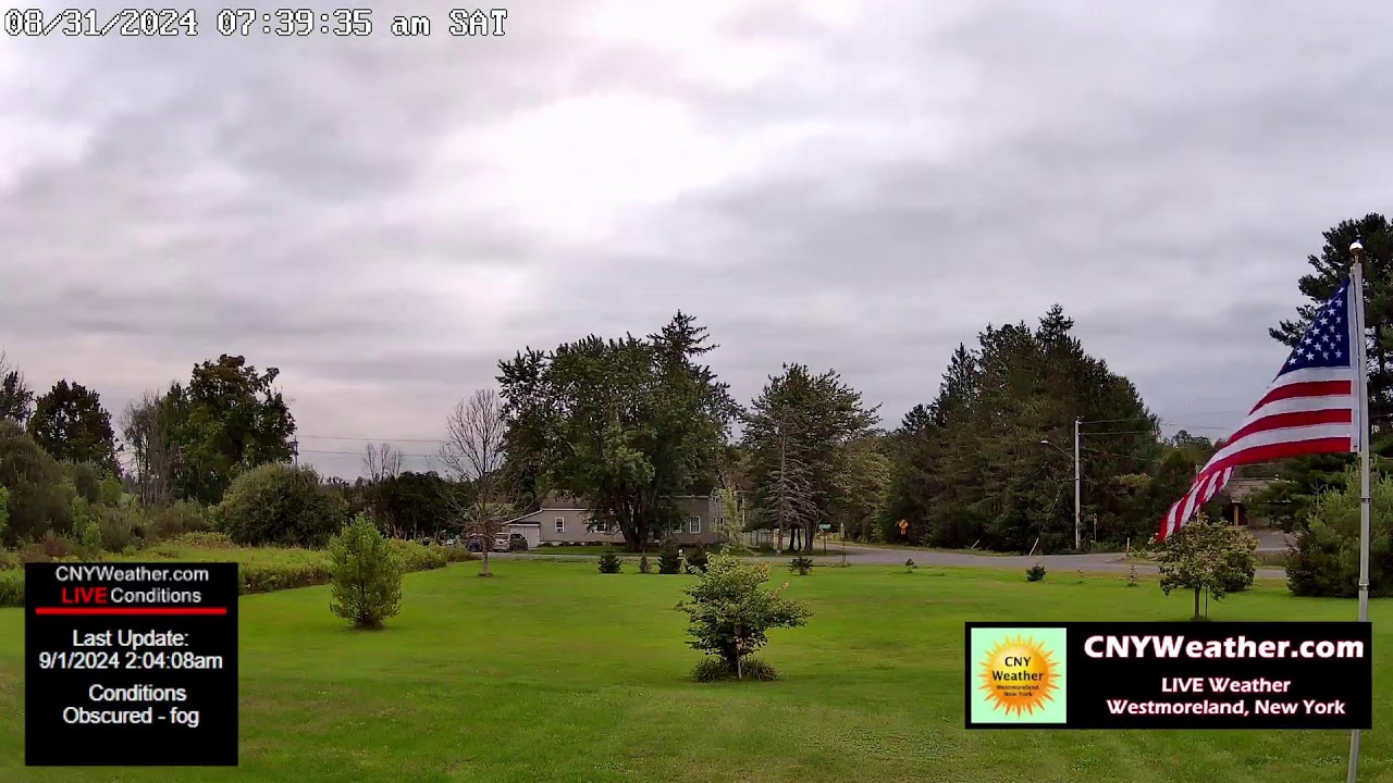 CNY Weather LIVE Weather Camera Stream - Rome, NY
