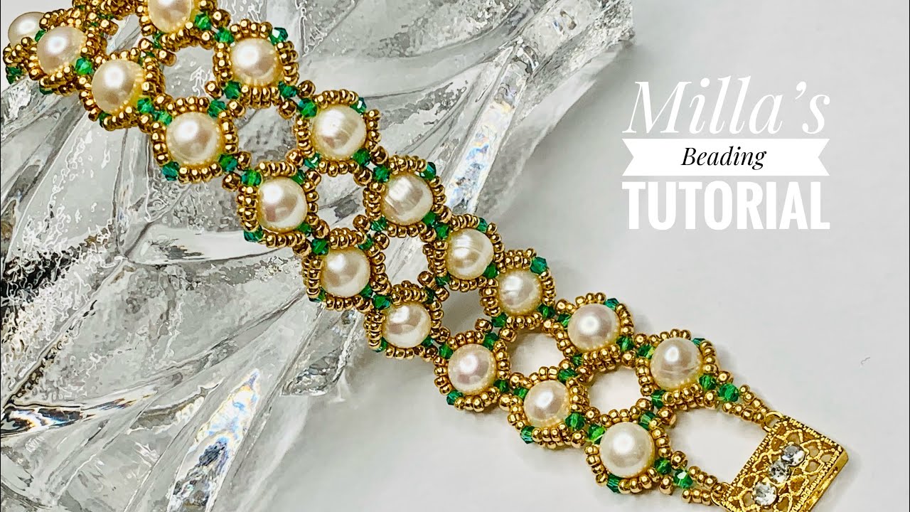 Fresh Water Pearls Beaded Bracelet 💎 Beading Tutorial