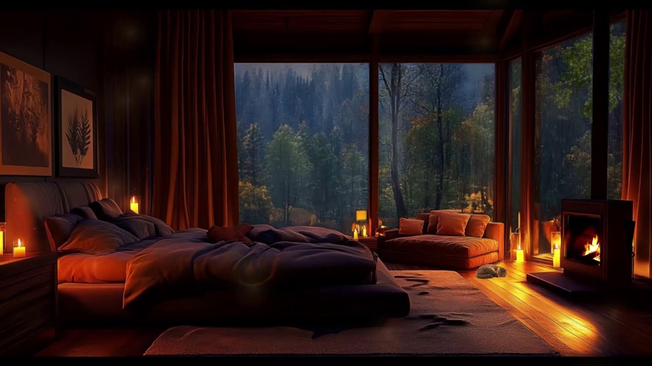 Cozy Jazz Vibes – Slow Bossa Nova & Café Rain for Sleeping or Reading 📚
