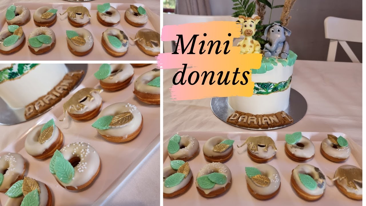 Mini donuts super moelleux à personnaliser ou non