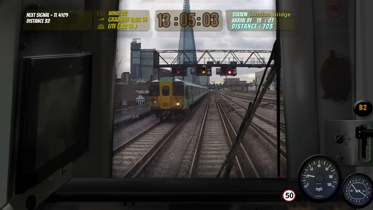 TRAIN OPERATOR 377 - Brighton to London  - Class 377