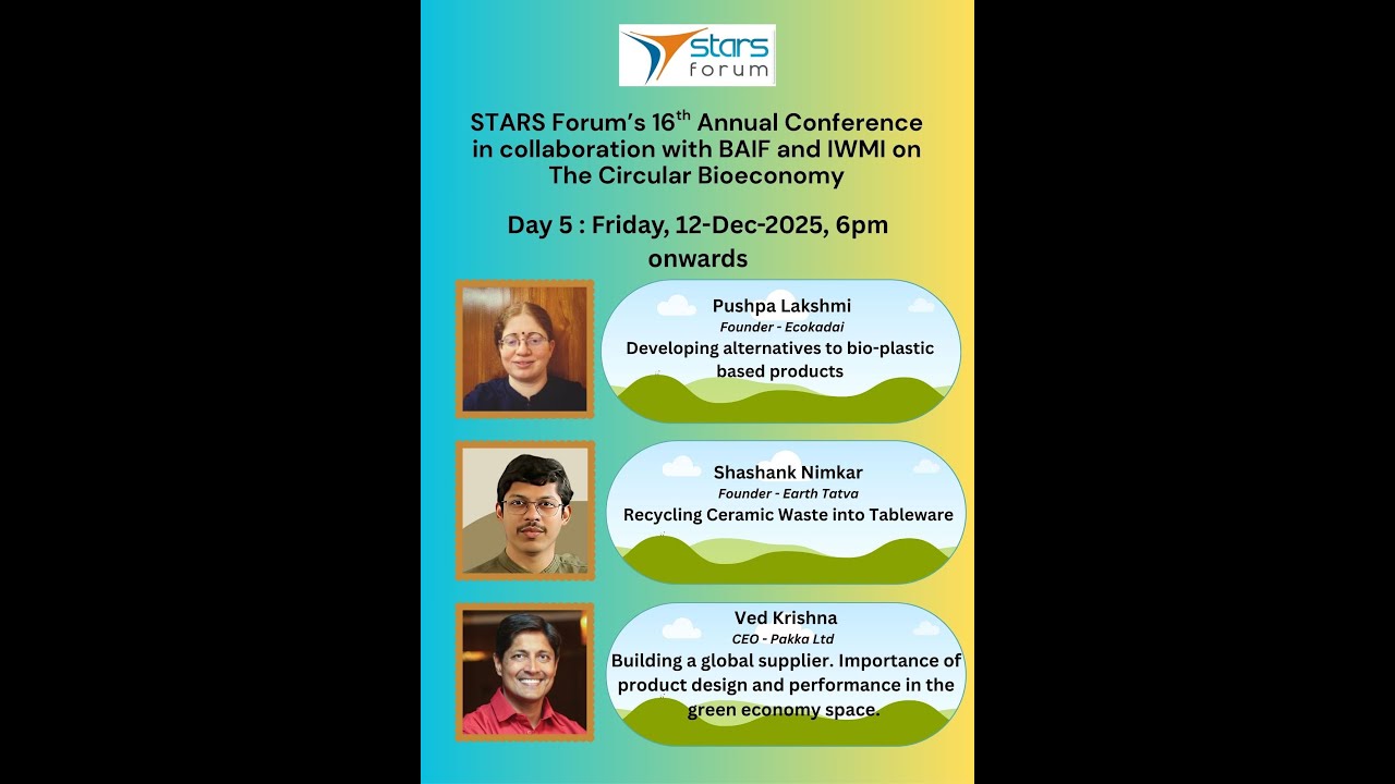 Circular Bioeconomy - Alternatives to Bioplastics, Ceramic recycling and Green packaging