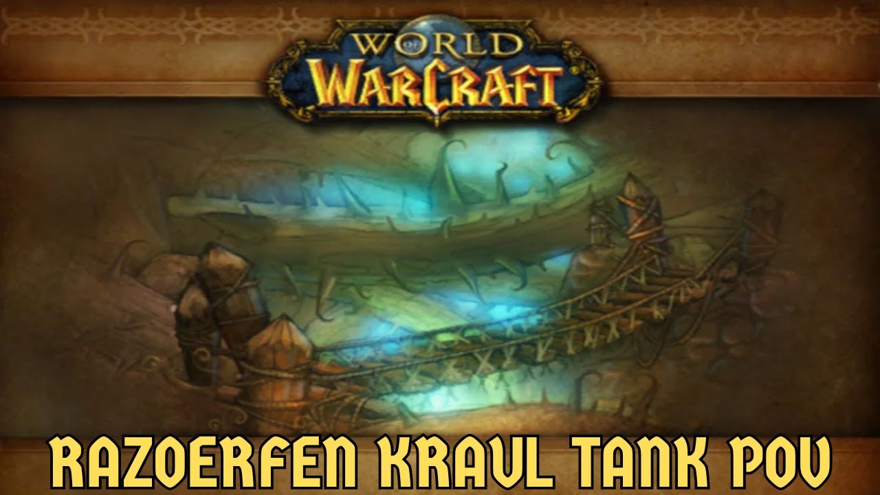 RAZORFEN KRAUL TANK POV - FULL RUN - WOW CLASSIC