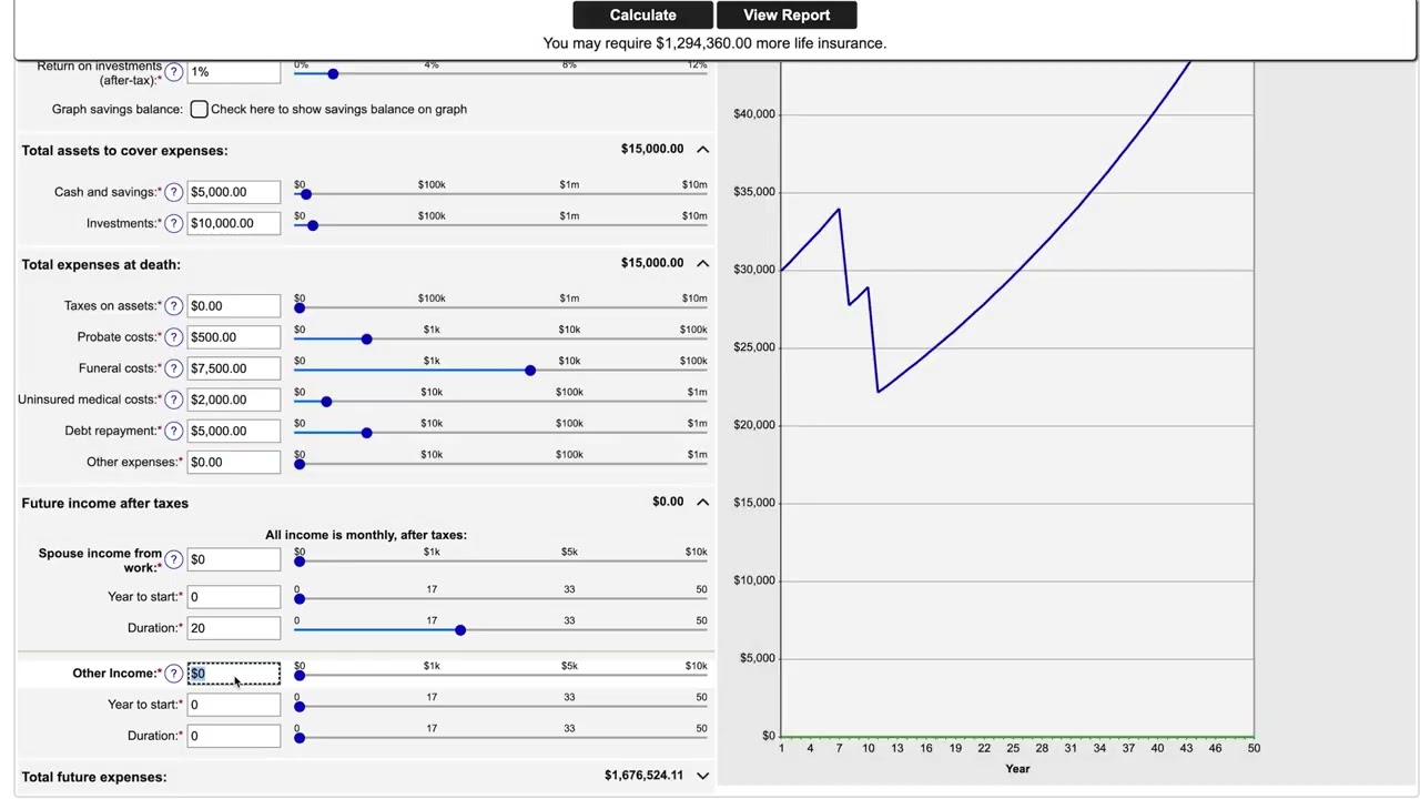 How to Use the Life Insurance Calculator (Canadian) | RHN CPA Calculator Tutorial