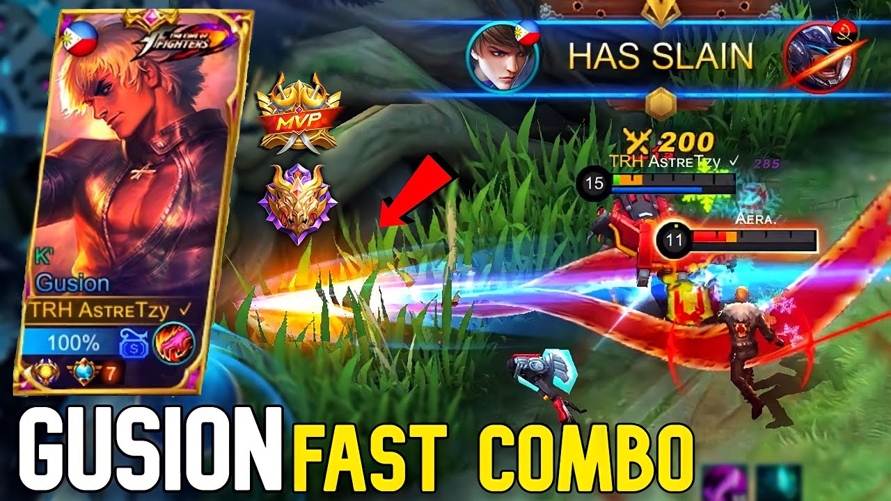 ASTRE SUPREME GUSION FAST COMBO GAMEPLAY! 🔥 | MLBB
