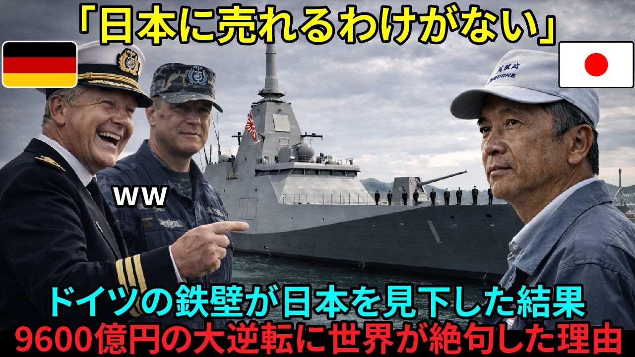 【真実日本】 「三菱重工？日本に軍艦は売れんよ…」冷笑していたドイツの営業マンが、