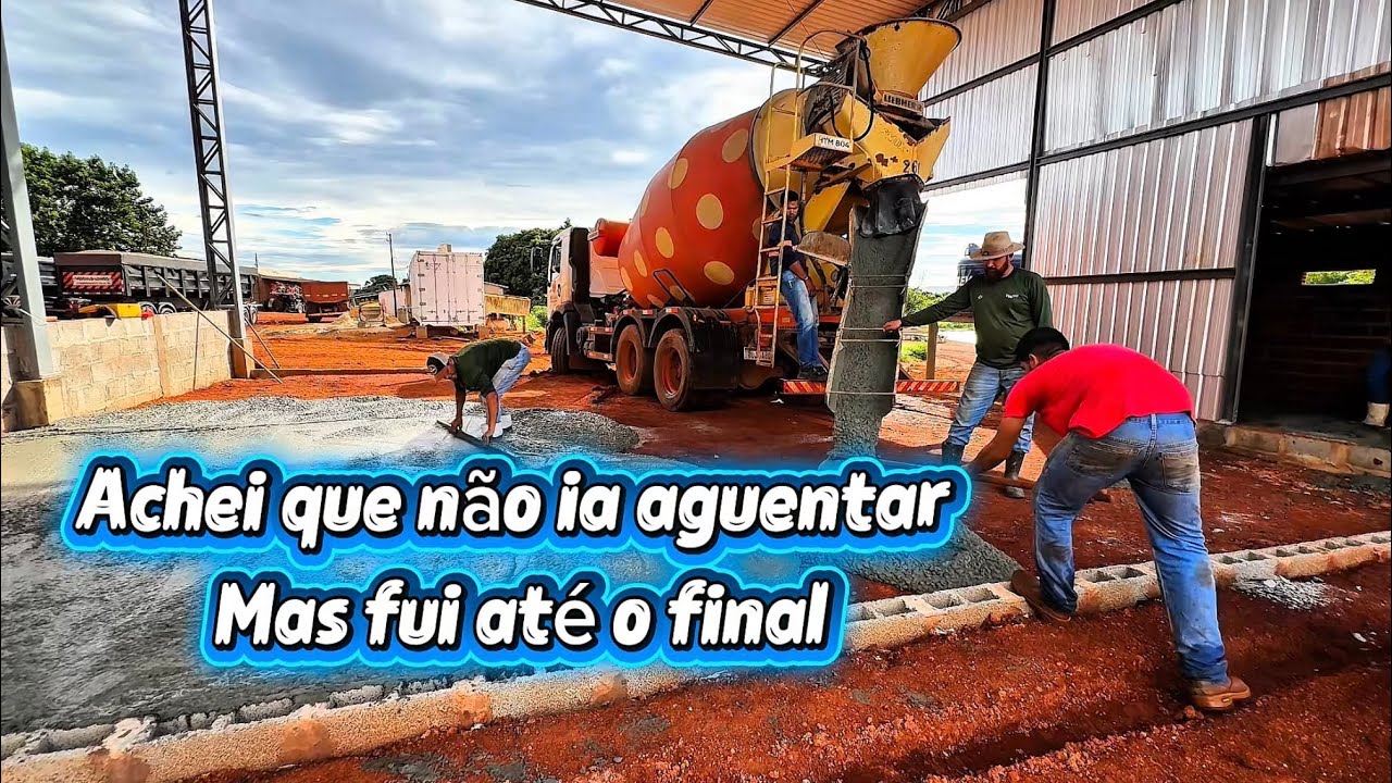 Piso concluído com sucesso 