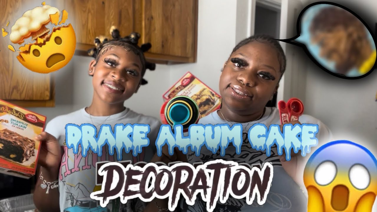 Drake Cake Decoration OMG WE Almost Burnt the house *Must watch*