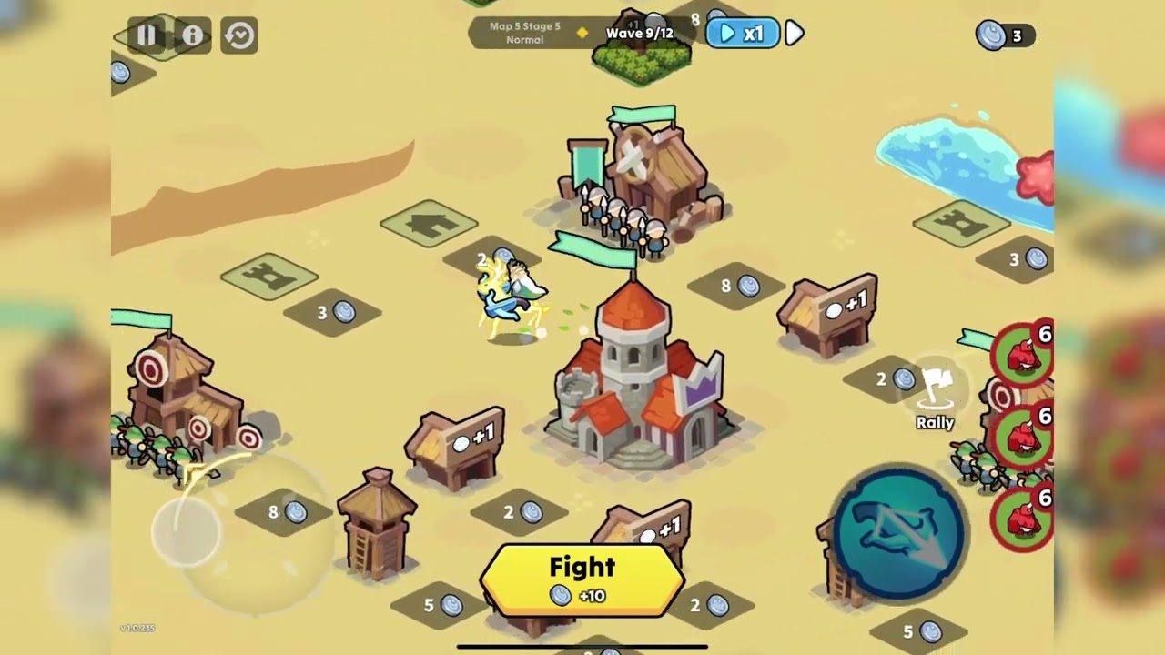 Nightfall Kingdom Frontier TD Map 5 Stage 5 Gameplay