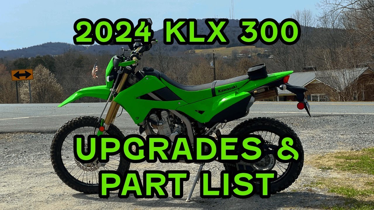 СПИСОК РАБОЧИХ ДЕТАЛЕЙ И ОБНОВЛЕНИЙ ДЛЯ KLX 300 2024 ГОДА