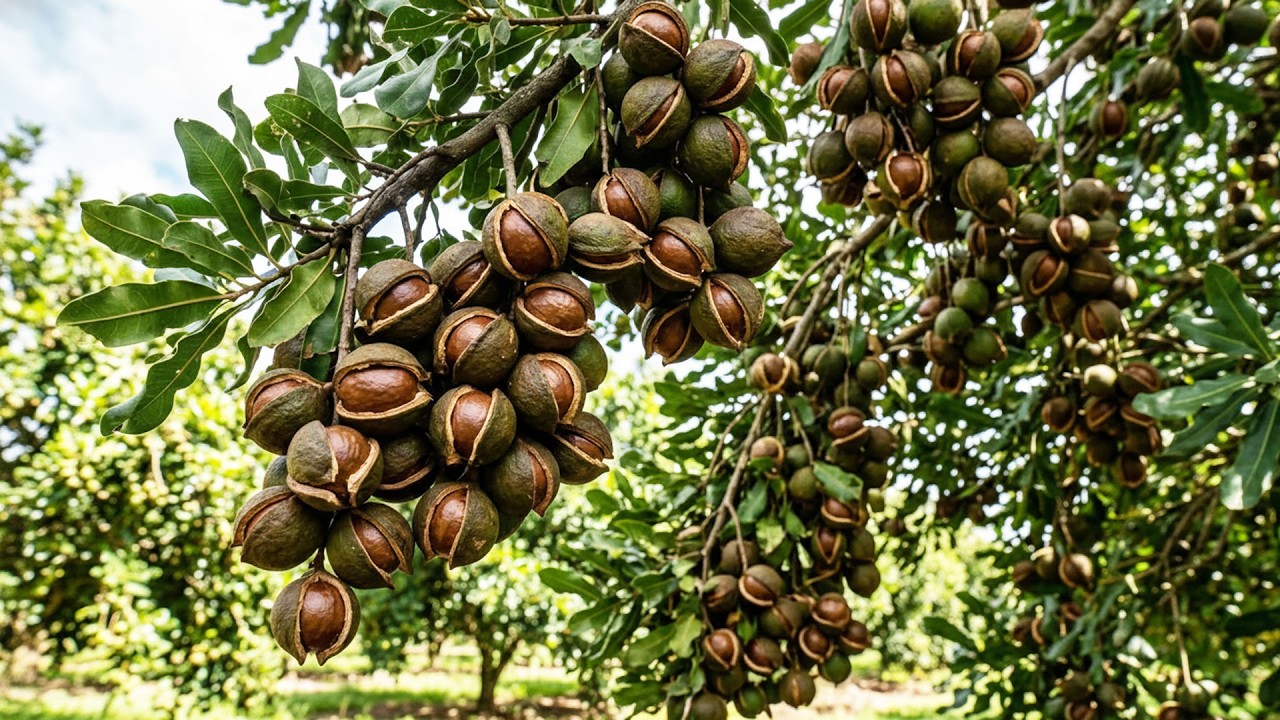 The Journey of A4 Macadamias: From Bud to 250g Premium Golden Roast Bag | Inside the Farm