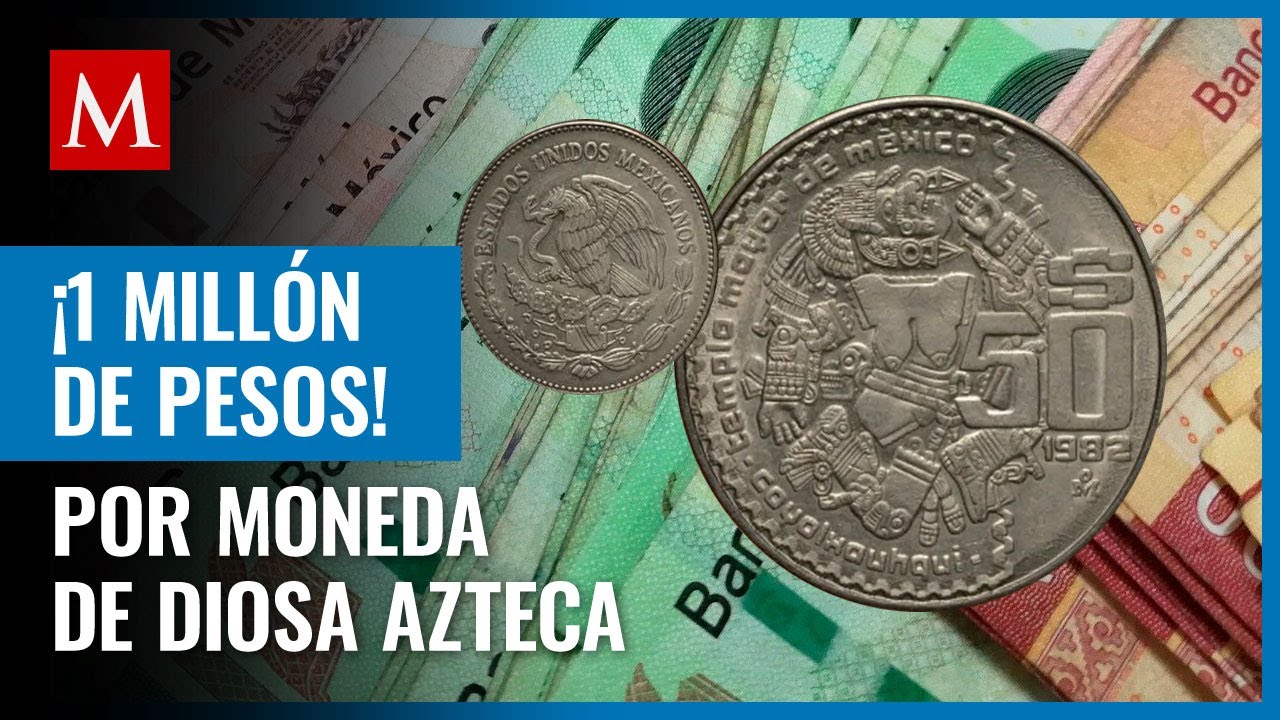Ésta es la moneda de 50 pesos de diosa azteca que se vende hasta en $1 millón en internet