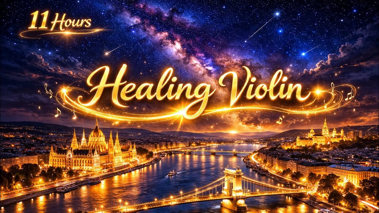 11 Hours Deep Sleep Violin Music 🌙 Calm Night Relaxation & Stress Relief
