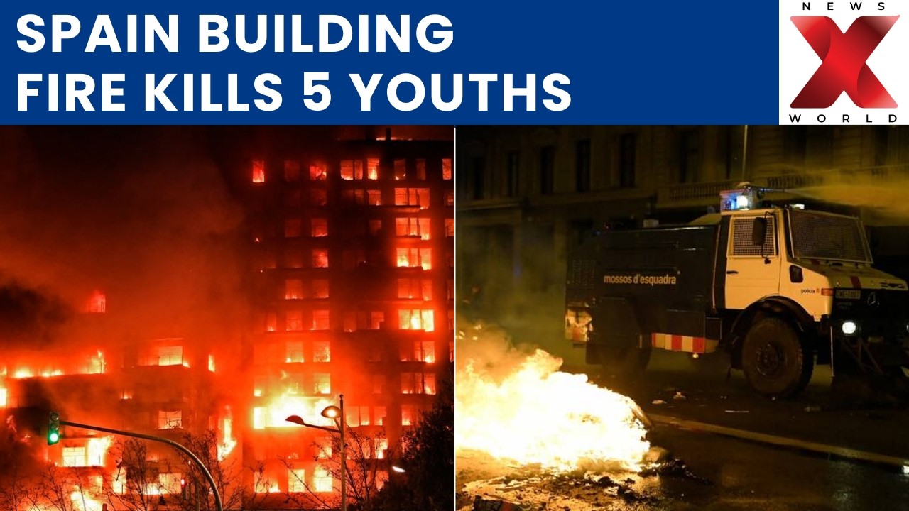 Tragic Building Blaze in Manlleu Leaves Five Young People Dead | NewsX World