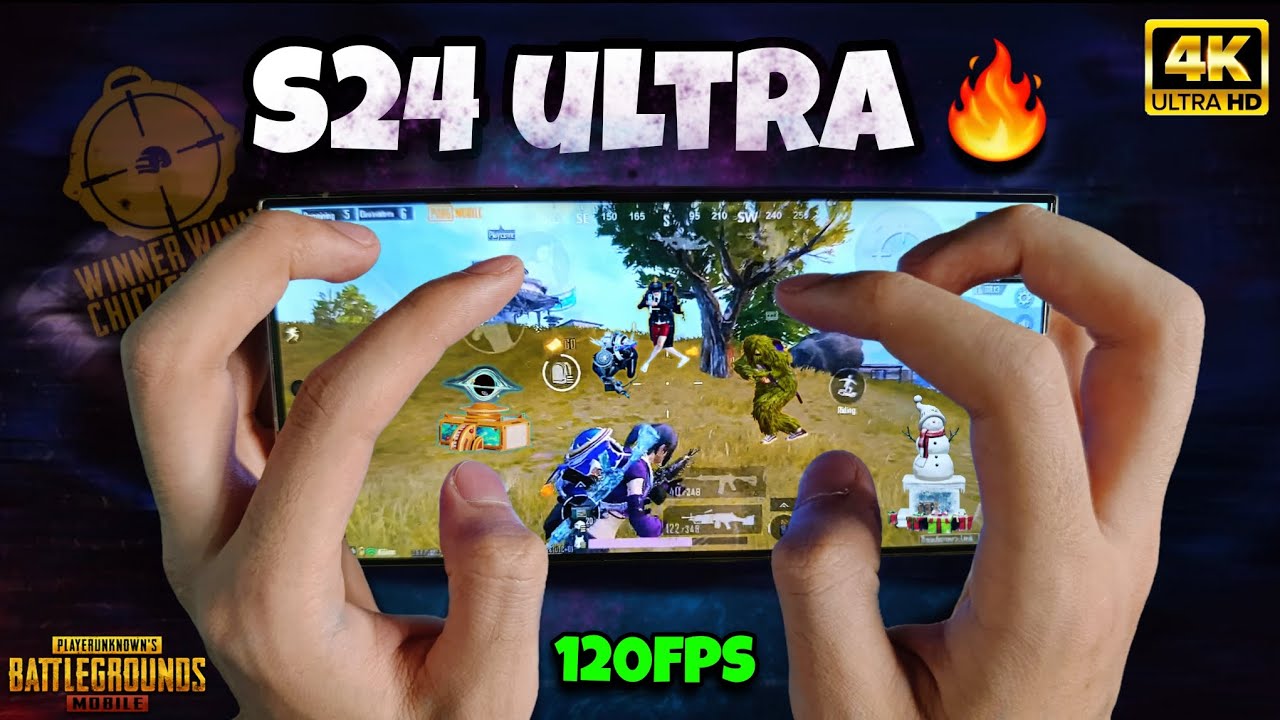SAMSUNG S24 ULTRA HANDCAM IN 2025 🔥 PUBG TEST SMOOTH + 120FPS 😱 | UPDATE 3.9 LIVIK GAMEPLAY!