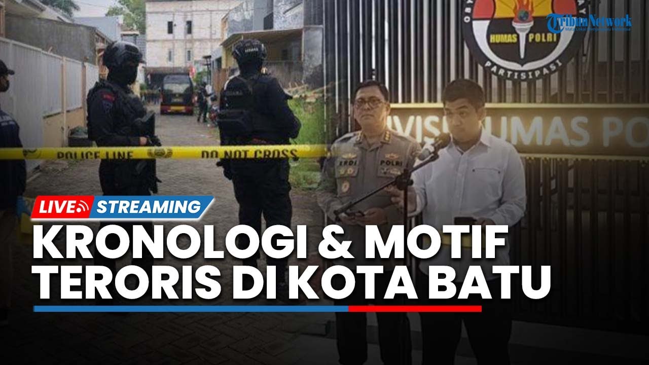 🔴Kronologi dan Motif Terduga Teroris di Kota Batu, Mabes Polri: Masuk Jaringan Simpatisan ISIS