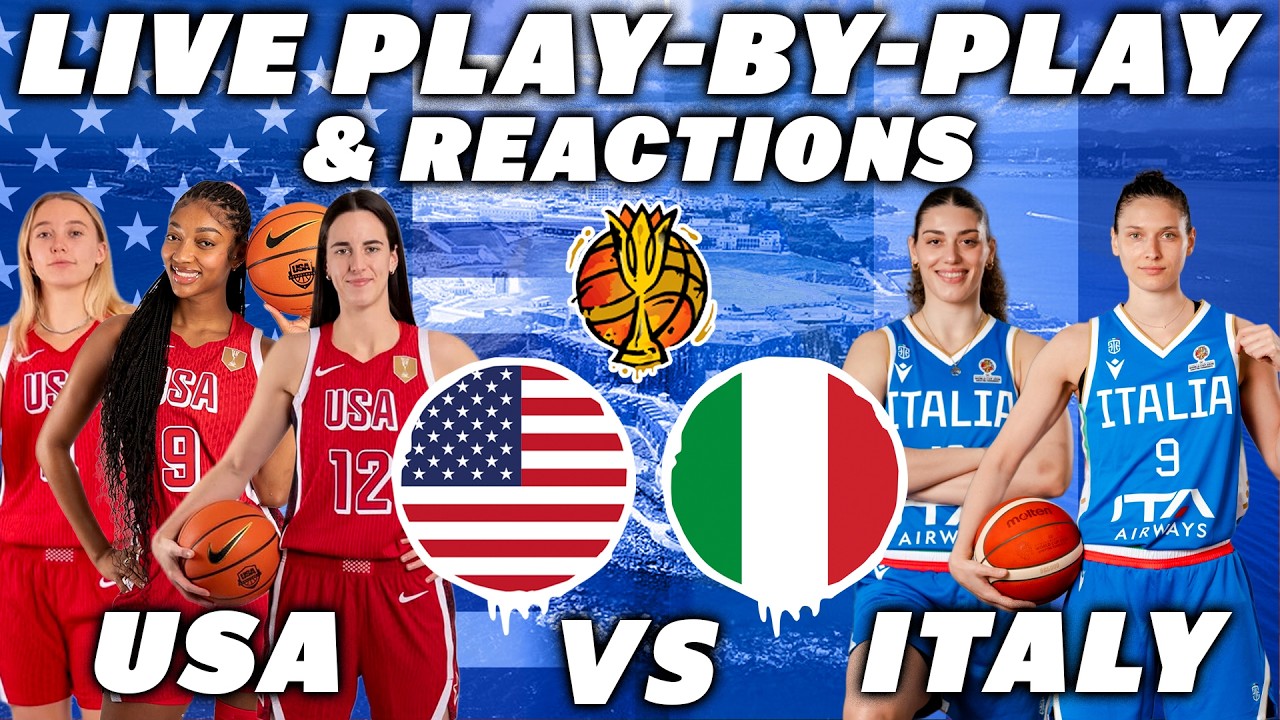 USA vs Italy | FIBA World Cup Qualifying Tournament | Live Play-By-Play & Reactions