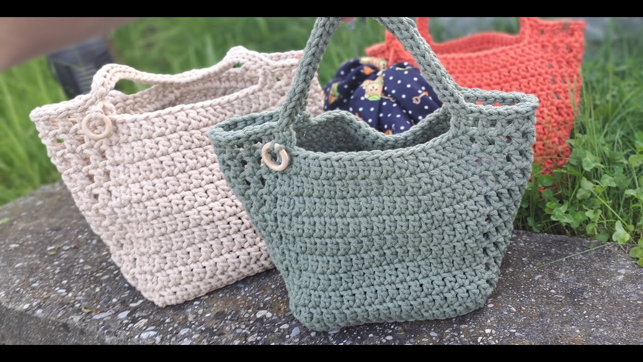 🔥FLOTTI🔥 gehäkelte Tasche in nur 1 Stunde.für Anfänger geaignet