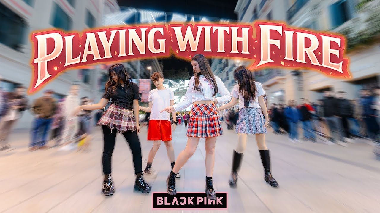 [KPOP IN PUBLIC Spain] BLACKPINK ‘PLAYING WITH FIRE' Dance cover by In Studio Bcn Students version 2