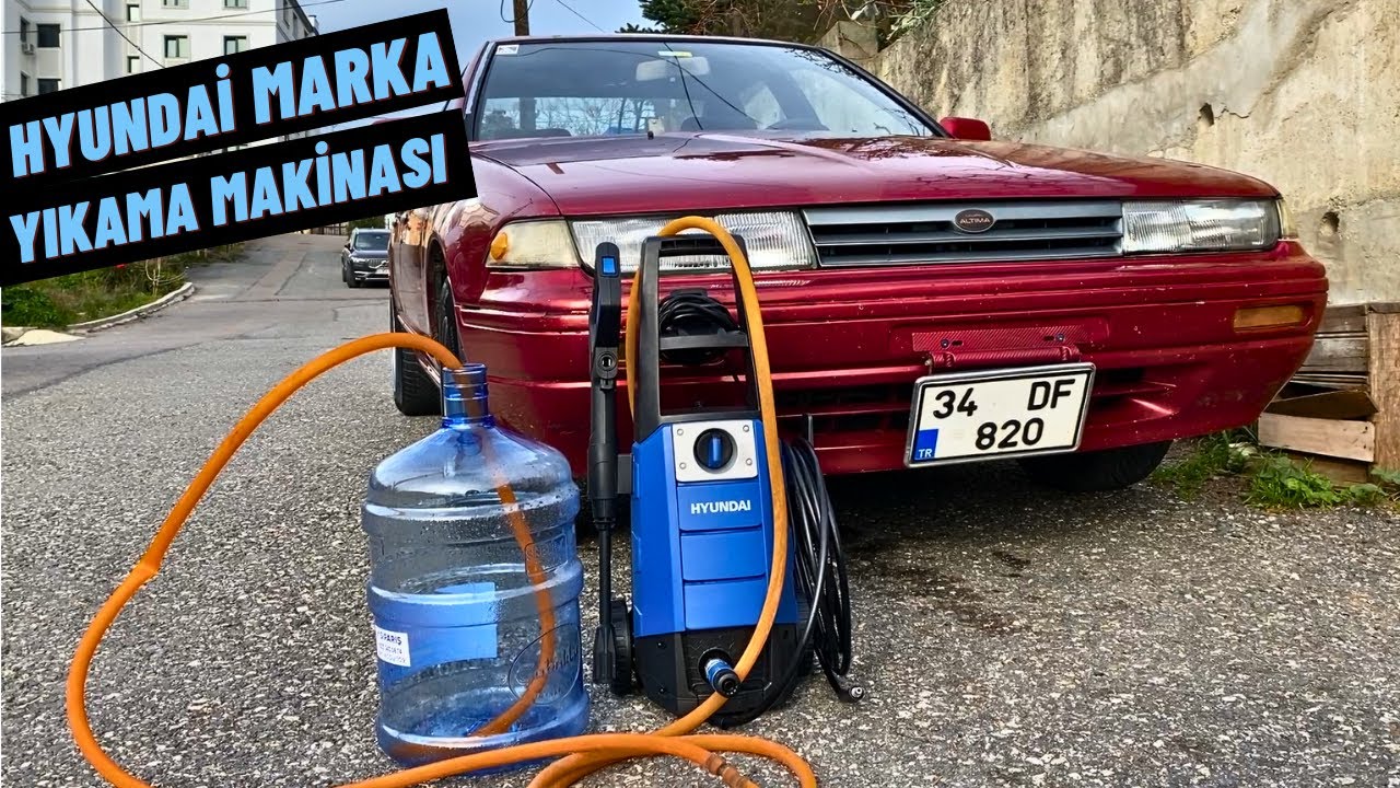 KOVADAN SU ÇEKEBİLEN MAKİNE | HYUNDAİ HYB80 ARABA YIKAMA İÇİN YETERLİ Mİ ? NİSSAN ALTİMA YIKAMA