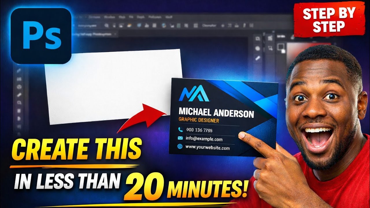 How to Create a Complimentary Card in Photoshop (Step-by-Step for Beginners)